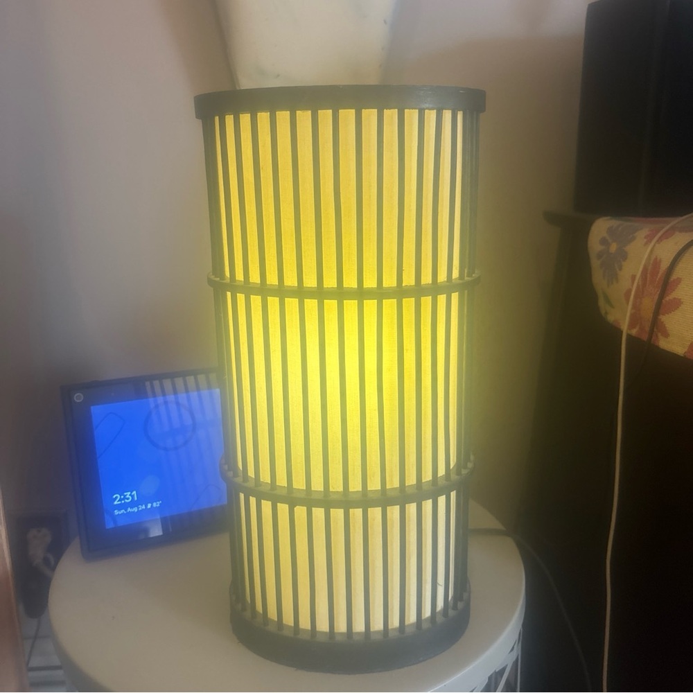 Elegant Black and Yellow Lantern